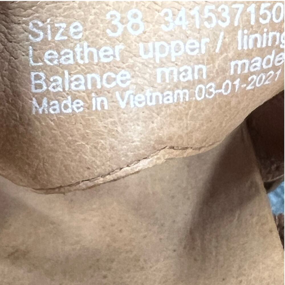 Dansko Women’s Tempest Tan Leather Gladiator Sandal Size 38 US 7.5/8 - Picture 10 of 10